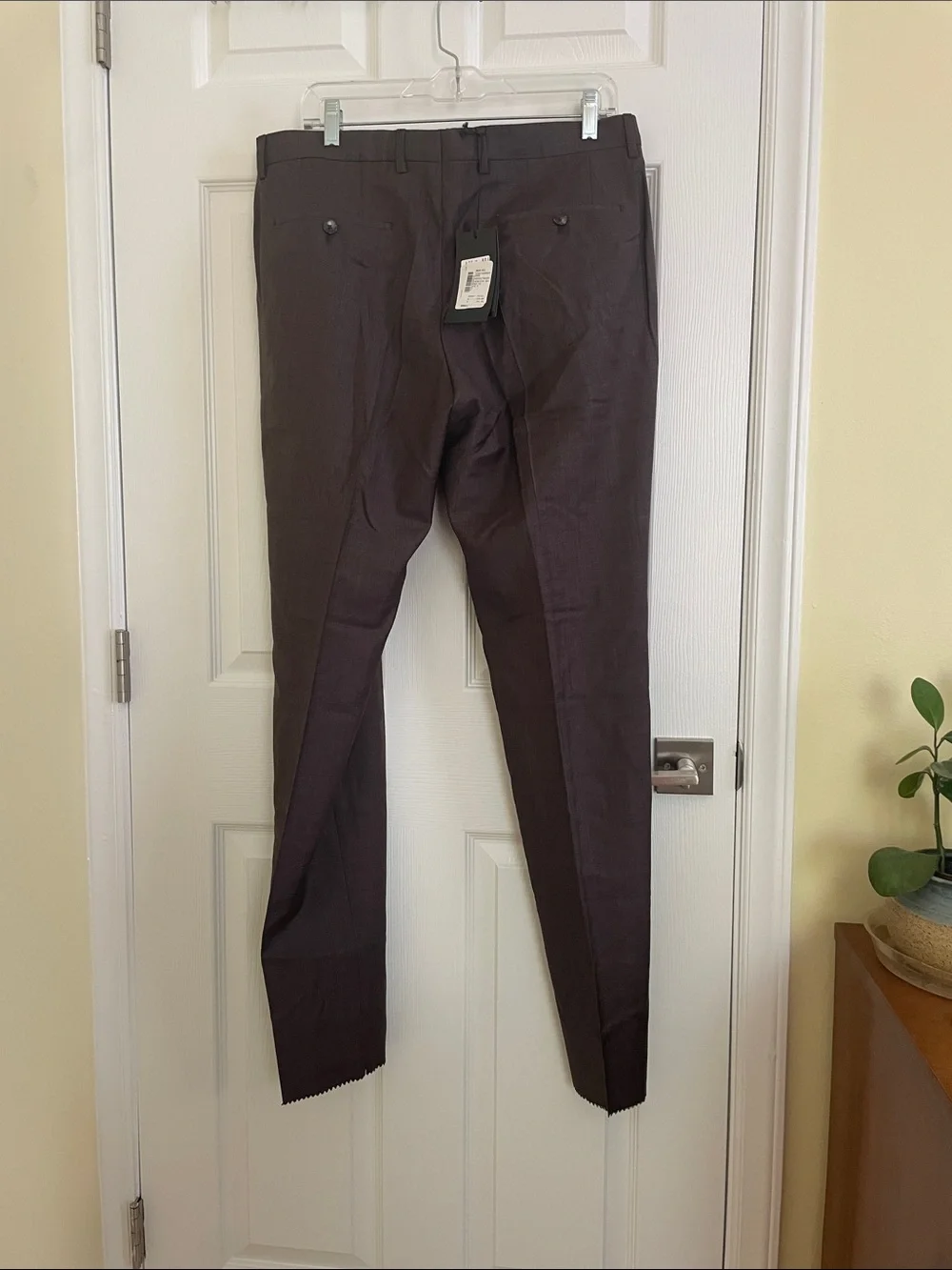 Hugo Boss Dark Brown Men's Dress Pants